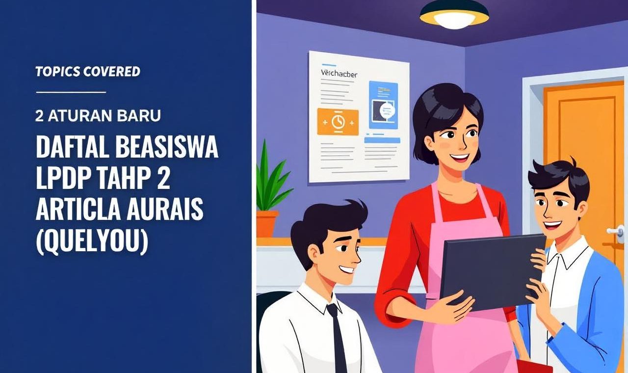 Topics Covered: 2 Aturan Baru Daftar Beasiswa LPDP 2026 Tahap 2, Bisa Tak Pakai Sertifikat Bahasa Inggris
