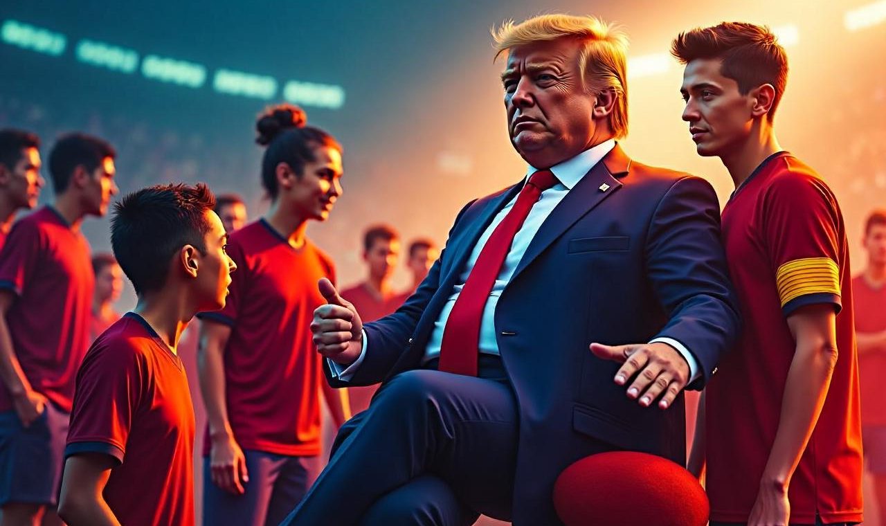 Important Visit: Momen Donald Trump Diusir Halus dari Pesta Juara Spanyol di Piala Dunia 2026